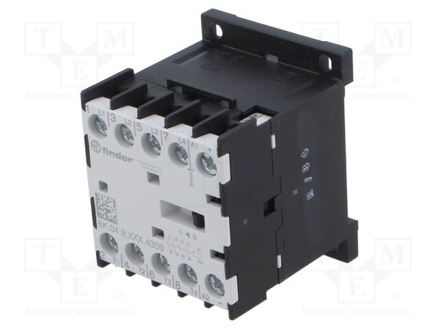 Contactor: 4-pole; for DIN rail mounting; 6K; IP20