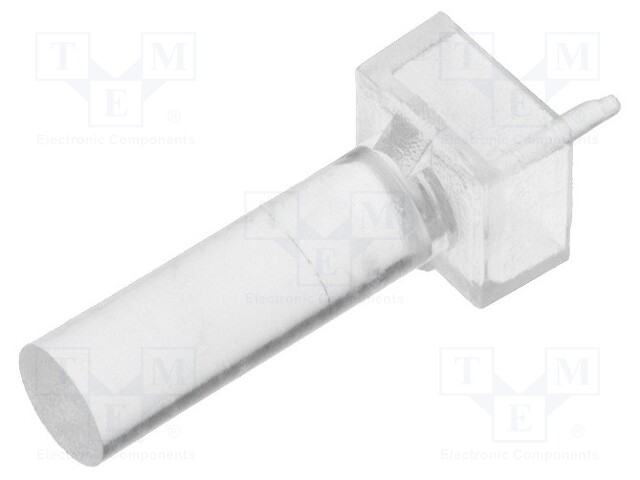 Fibre for LED; round; Ø3mm; Front: flat