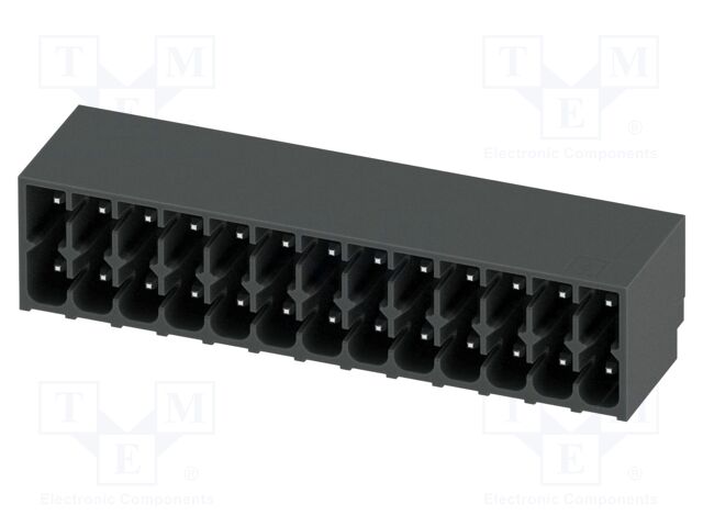 PCB headers, nominal cross section: 1.5 mm?, color: black, n