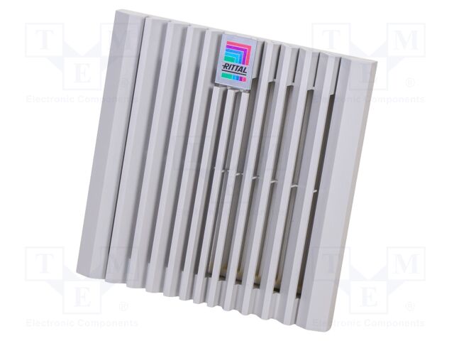 Fan: DC; fan tray; 24VDC; 110m3/h; 51dBA; IP54; 204x204x105mm; white