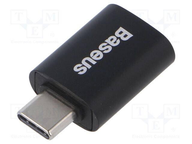 Adapter; USB 3.2 Gen 2; USB A socket,USB C plug; black