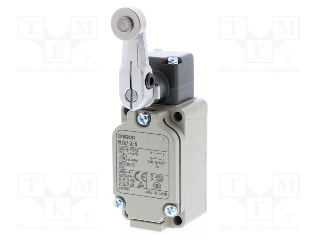 Limit switch; roller lever; IP67; metal