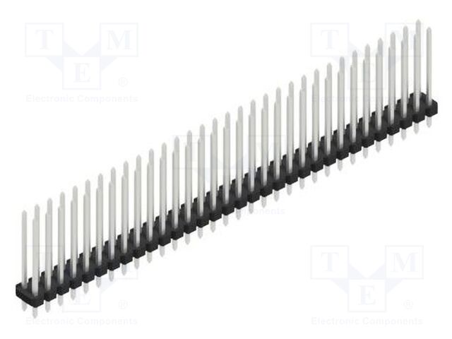 Connector: pin strips; pin header; male; PIN: 64; 2.54mm; THT; 2x32