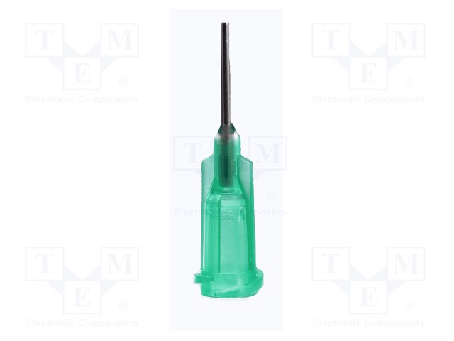 Needle: steel; 0.5"; Size: 18; straight; Mounting: Luer Lock