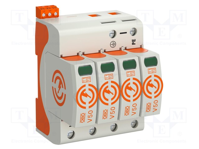 Surge arrestor; Mounting: DIN; IP20