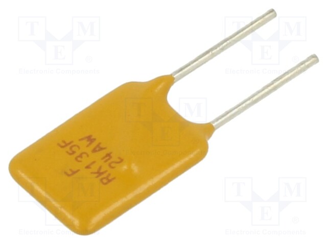 Fuse: PTC polymer; 1.35A; Imax: 40A; THT; reel,tape