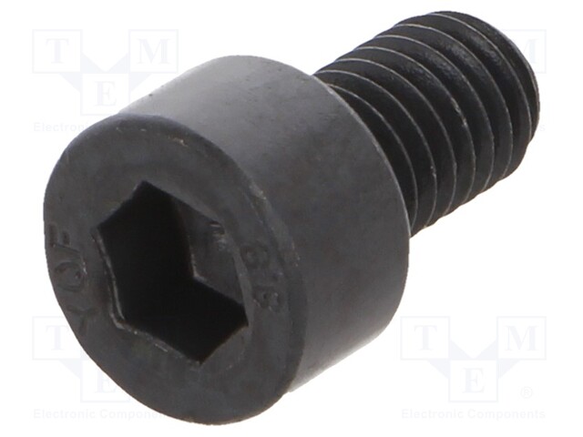 Screw; M5x8; 0.8; Head: cheese head; imbus; HEX 4mm; steel; DIN: 912