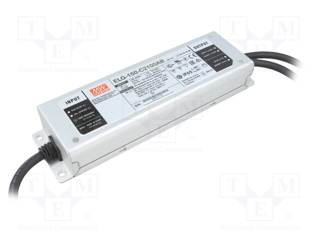 Power supply: switched-mode; LED; 151.2W; 36÷72VDC; 1050÷2100mA