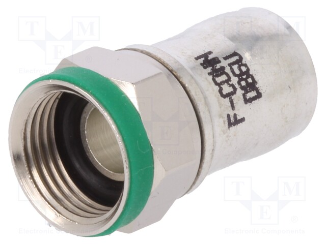 Plug; F; male; 75Ω; RG6; compression