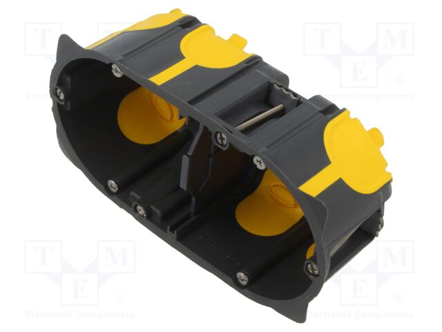 Enclosure: junction box; X: 142mm; Y: 72.8mm; Z: 50mm; plastic; IP40