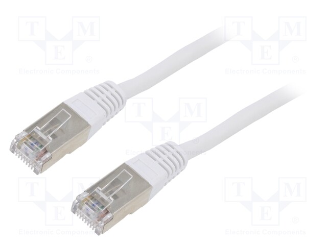 Patch cord; F/UTP; 6; stranded; CCA; PVC; grey; Len: 20m; 26AWG
