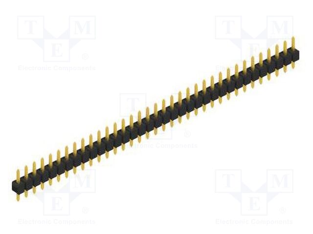 Connector: pin strips; pin header; male; PIN: 35; 2.54mm; THT; 1x35