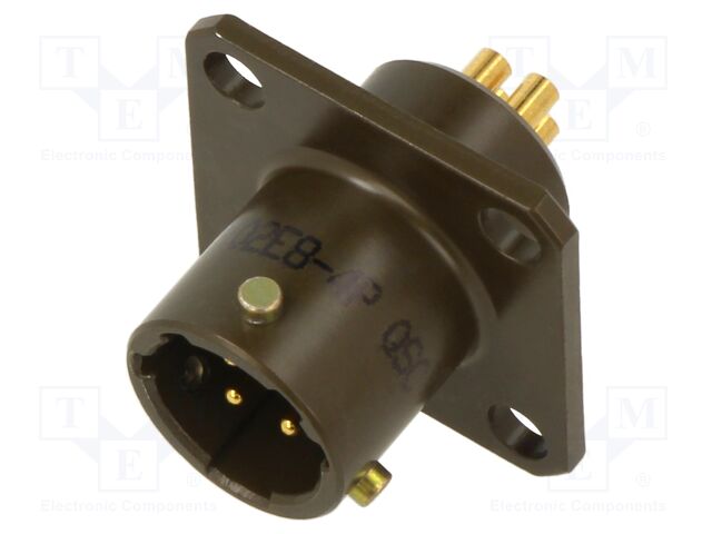 Connector: circular; MIL-C-26482, Series 1,PT; socket; male; 7.5A