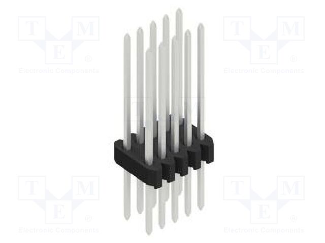 Connector: pin strips; pin header; male; PIN: 10; 1.27mm; THT; 2x5