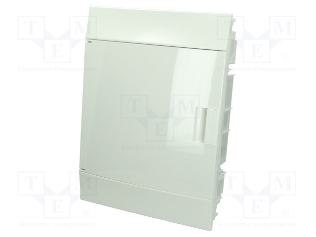 Enclosure: for modular components; IP41; grey; No.of mod: 24