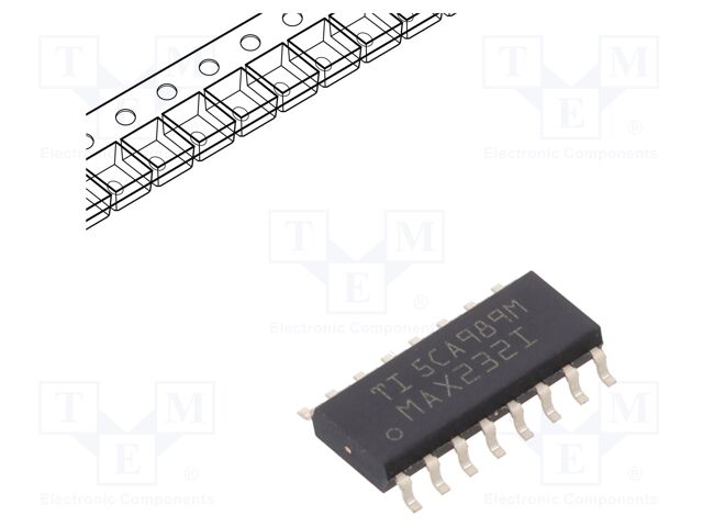IC: interface; receiver,line driver; RS232; 120kbps; SOIC16