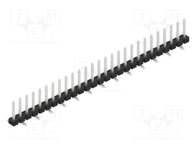 Connector: pin strips; pin header; male; PIN: 27; 2.54mm; SMT; 1x27