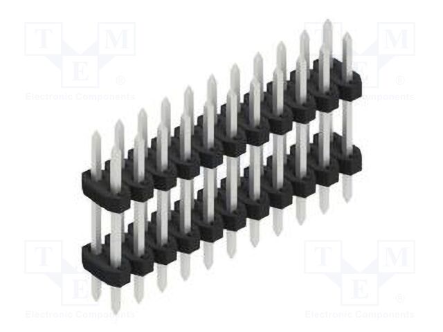 Connector: pin strips; pin header; male; PIN: 22; 2mm; THT; 2x11