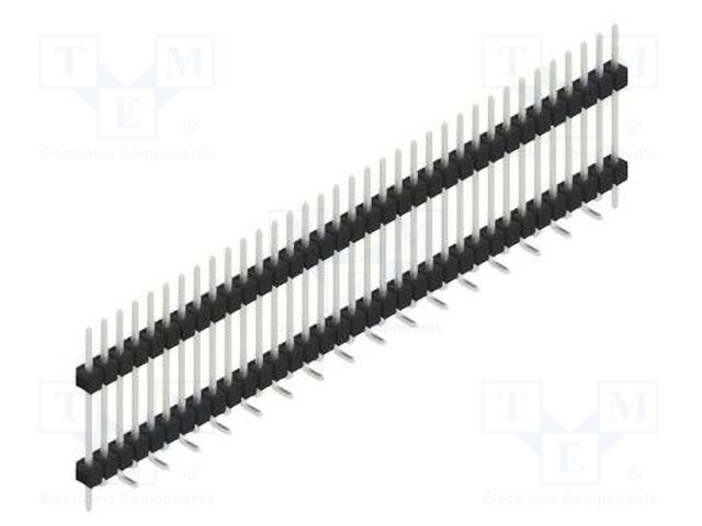 Connector: pin strips; pin header; male; PIN: 35; 2.54mm; SMT; 1x35