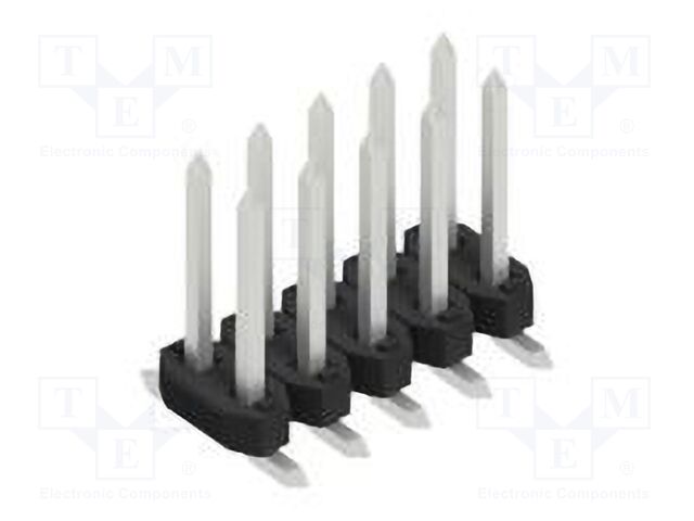 Connector: pin strips; pin header; male; PIN: 10; 2mm; SMT; 2x5; 100V