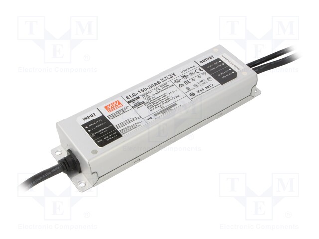 Power supply: switched-mode; LED; 105W; 24VDC; 21.6÷26.4VDC; IP65