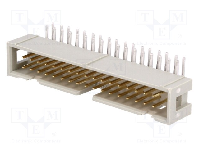 Socket; IDC; male; PIN: 34; angled 90°; THT; 2.54mm; Layout: 2x17