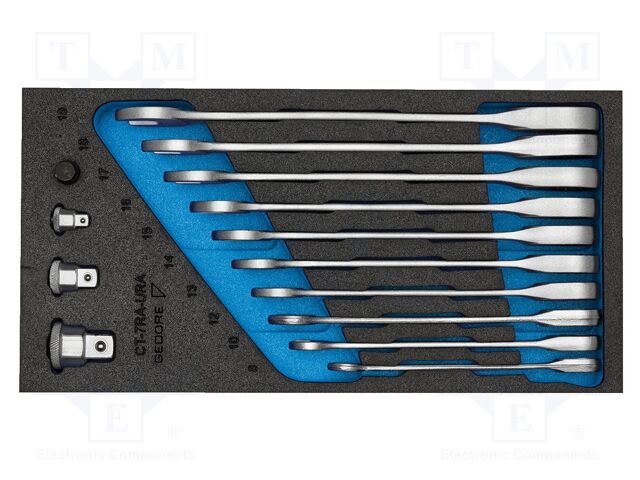 Wrench-set; rattle,combination spanner