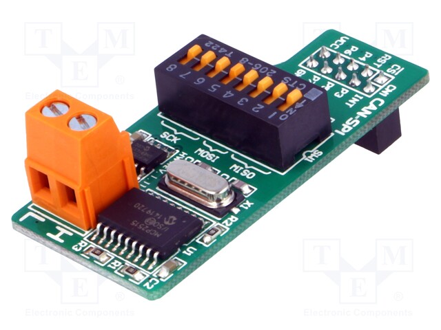 Expansion board; screw terminal,IDC10; Interface: CAN,SPI