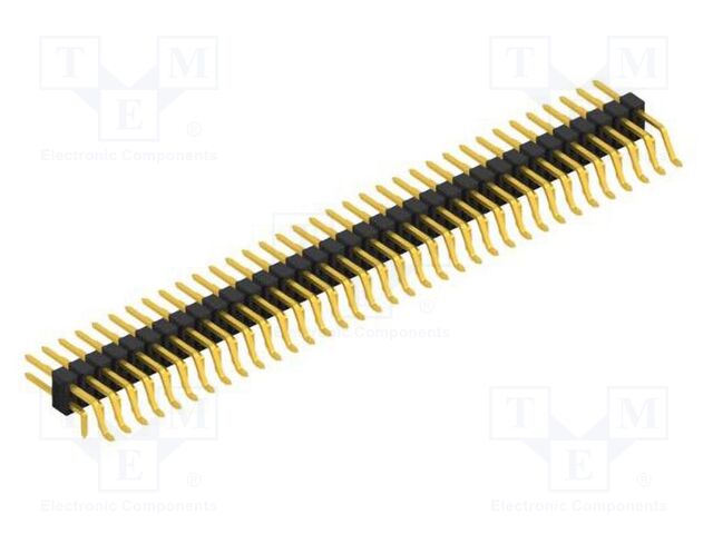 Connector: pin strips; pin header; male; PIN: 70; 2.54mm; SMT,THT