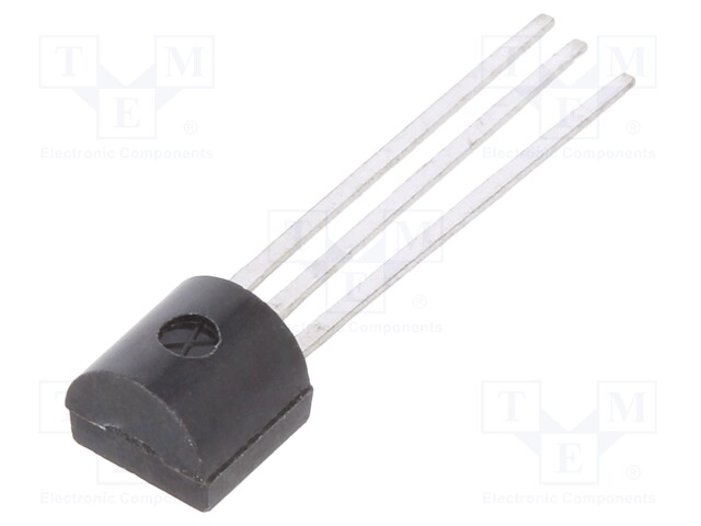 Transistor: N-JFET; unipolar; 25V; 60mA; 350mW; TO92; Igt: 10mA