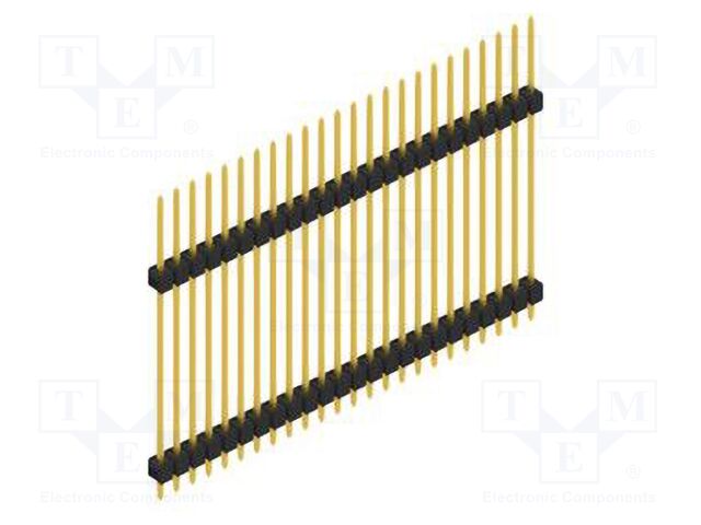 Connector: pin strips; pin header; male; PIN: 24; 2.54mm; THT; 1x24