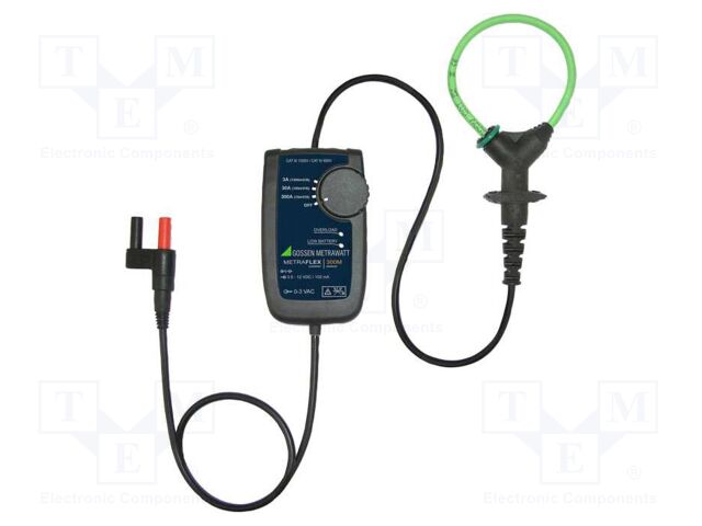 AC current flexiable clamp adapter; I AC: 3A,30A,300A; Len: 2m