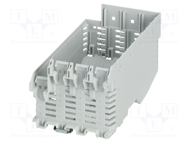 Enclosure base; grey; UL94V-0; ME-IO 75,2; for DIN rail mounting