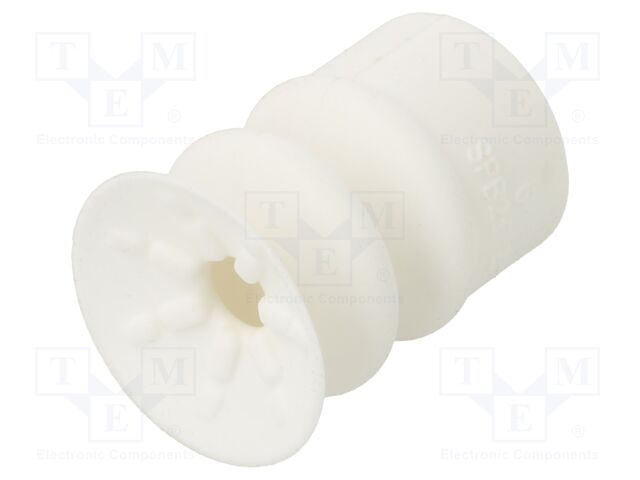 Suction cup; 15mm; Shore hardness: 65; Number of folds: 2.5; SPB2f