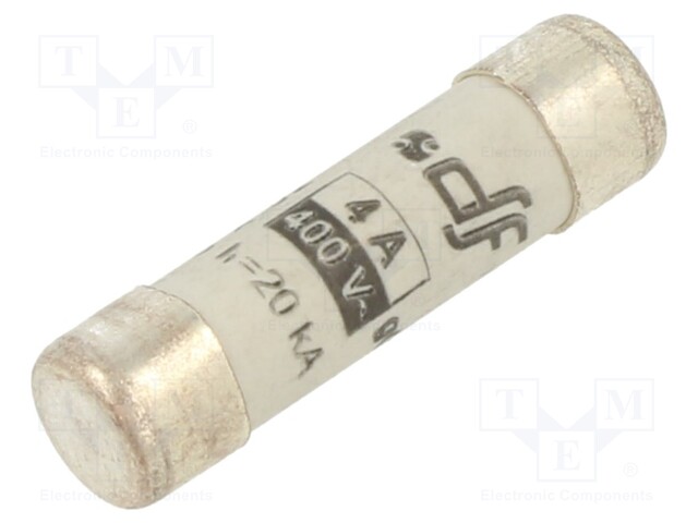 Fuse: fuse; gG; 4A; 400VAC; ceramic,cylindrical,industrial; 8x31mm