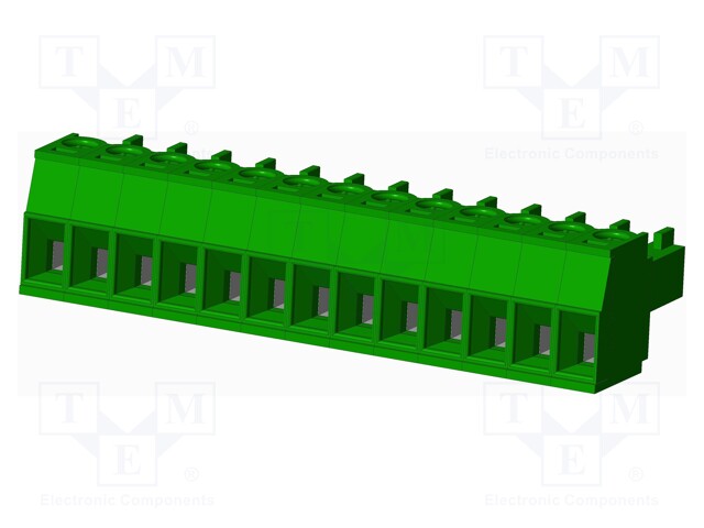 Connector: pluggable terminal block; plug; female; straight; 10A