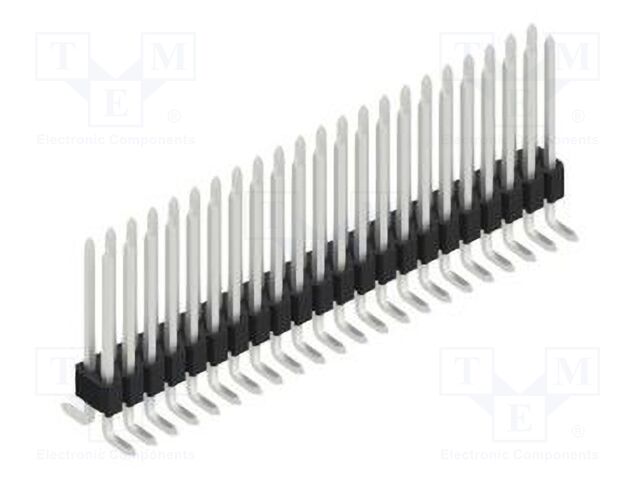 Connector: pin strips; pin header; male; PIN: 44; 1.27mm; SMT; 2x22