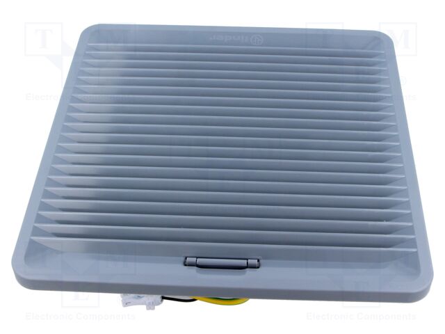 Fan: AC; axial; 230VAC; 74÷115m3/h; 42dBA; ball; IP54; grey