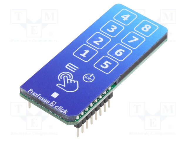 Click board; proximity sensor; I2C; IQS269A; 3.3VDC