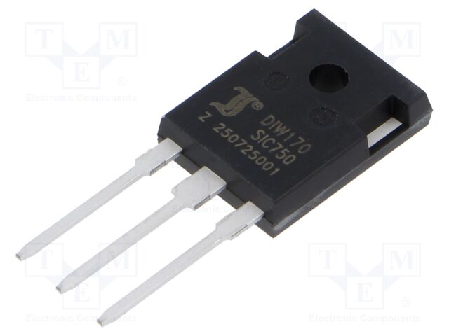 Transistor: N-MOSFET; SiC; unipolar; 1.7kV; 3.5A; Idm: 6A; 62W