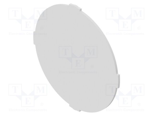 Cover; OptoHiT; white; plastic; Ø20mm