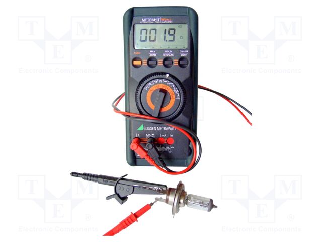 Digital multimeter; LCD 3 6/7 digits,bargraph; 3x/s; True RMS