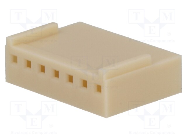 Plug; wire-board; female; NS25; 2.54mm; PIN: 7; w/o contacts; 250V
