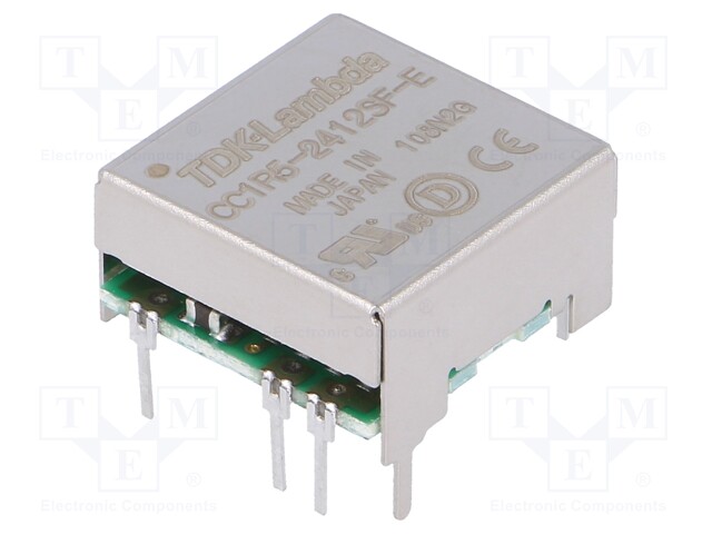 Converter: DC/DC; 1.5W; Uin: 24V; 12VDC; Iout: 125mA; DIP7; 3.2g