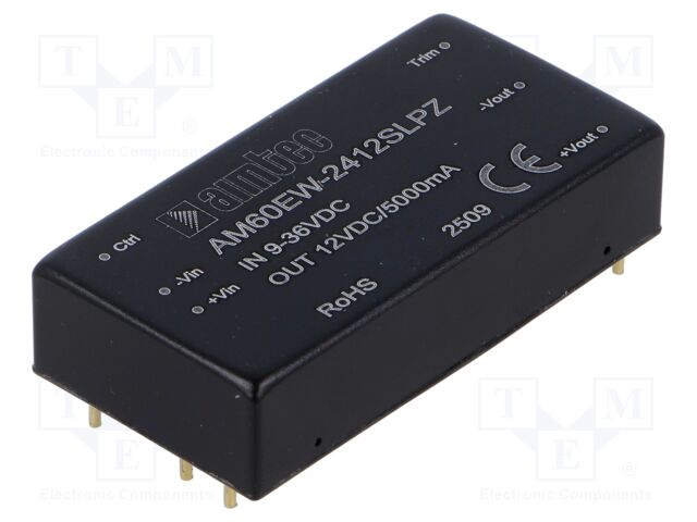 Converter: DC/DC; Protection: short circuit protection SCP