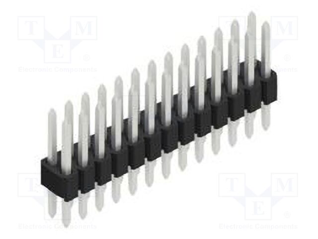 Connector: pin strips; pin header; male; PIN: 26; 1.27mm; THT; 2x13