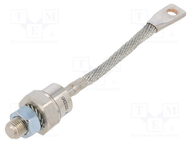 Diode: stud rectifying; 1.6kV; 1.1V; 100A; anode to stud; DO8