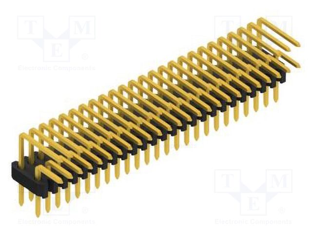 Connector: pin strips; pin header; male; PIN: 50; 1.27mm; THT; 2x25