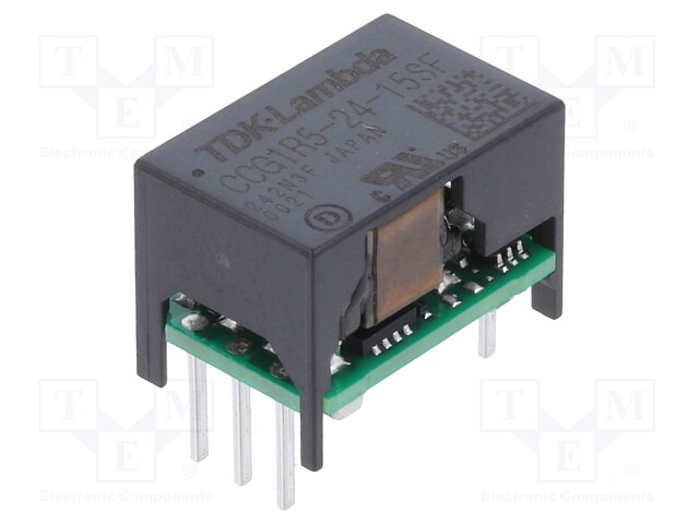 Converter: DC/DC; 1.5W; Uin: 9÷36V; Uout: 15VDC; Iout: 100mA; 3g; THT