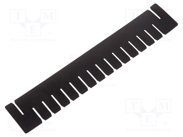 Divider; ESD; L: 550mm; H: 100mm; Thk: 1.8mm; Features: conductive